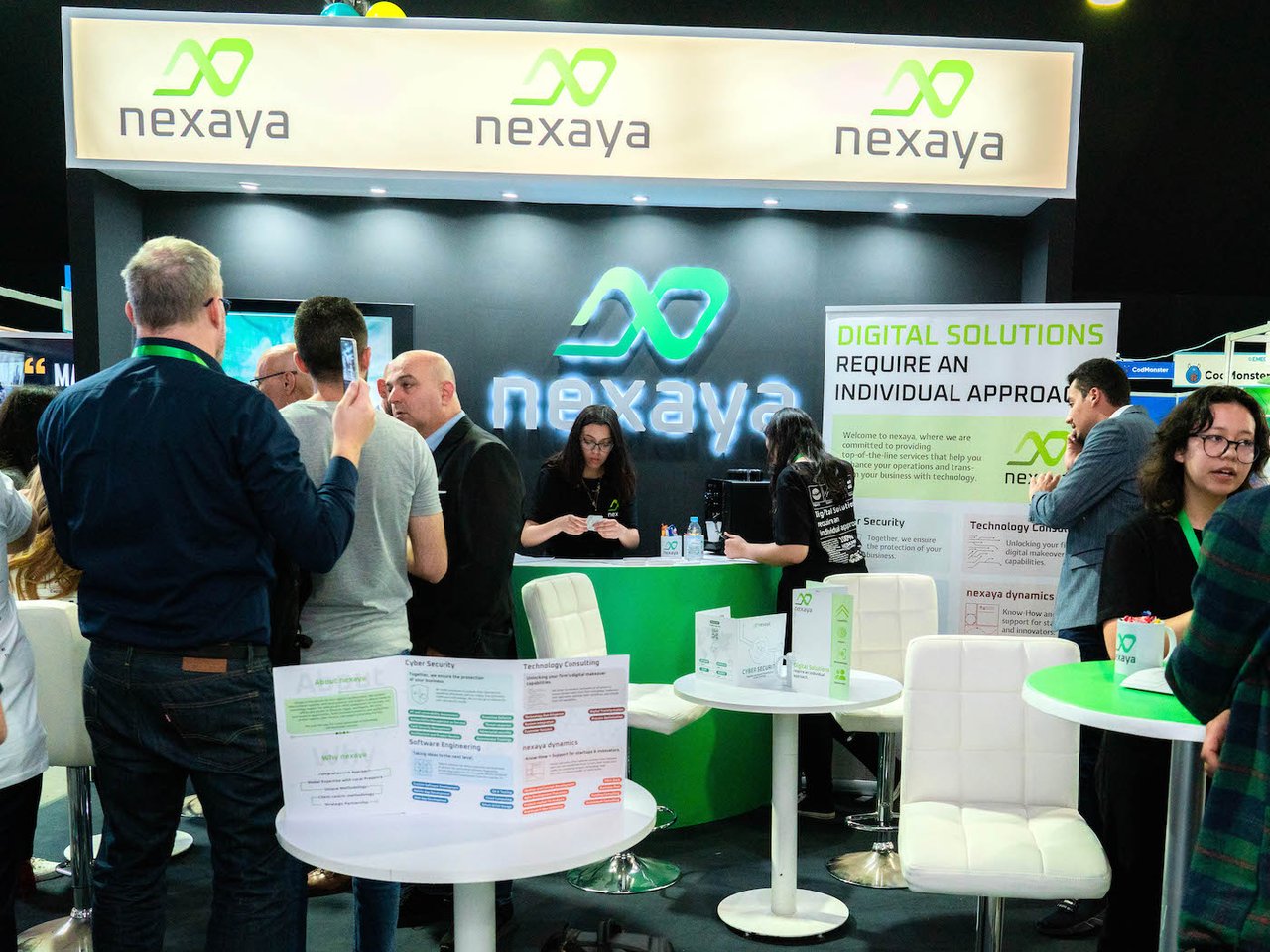 L'équipe nexaya lors d'un événement professionnel